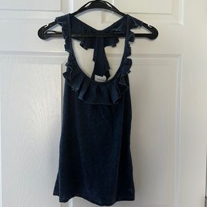 A&F tank with ruffles